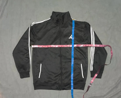 Blxck Men Polyester Black White Zipper XL