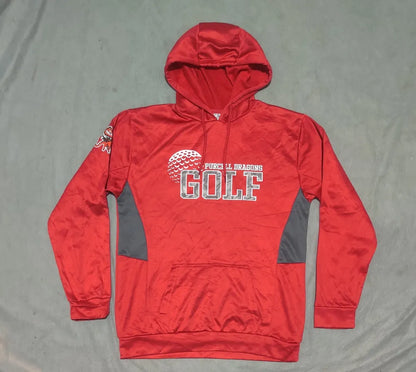 Epi Cool Men Polyester Red Gray Hoodie M