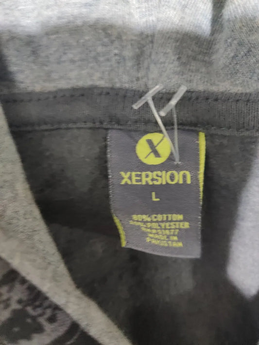 Xersion Men Cotton Gray Zipper L