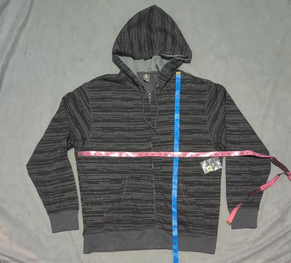 Xersion Men Cotton Gray Zipper L