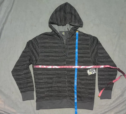 Xersion Men Cotton Gray Zipper L