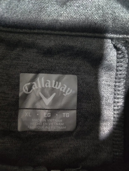 Callaway Men Polyester Gray Sweatshirt XL