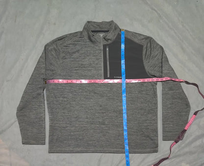 G.H. Bass & Co Men Polyester Gray Sweatshirt XL
