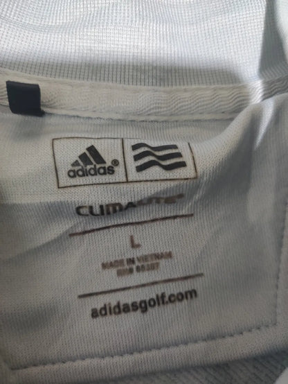 Adidas Men Polyester Gray Sweatshirt L
