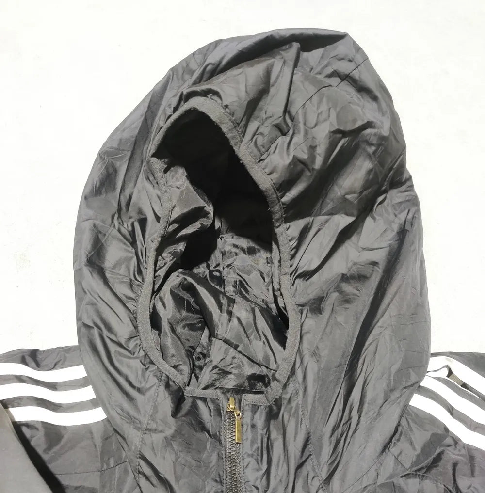 Adidas Men Polyester Black White Jacket 2X Large