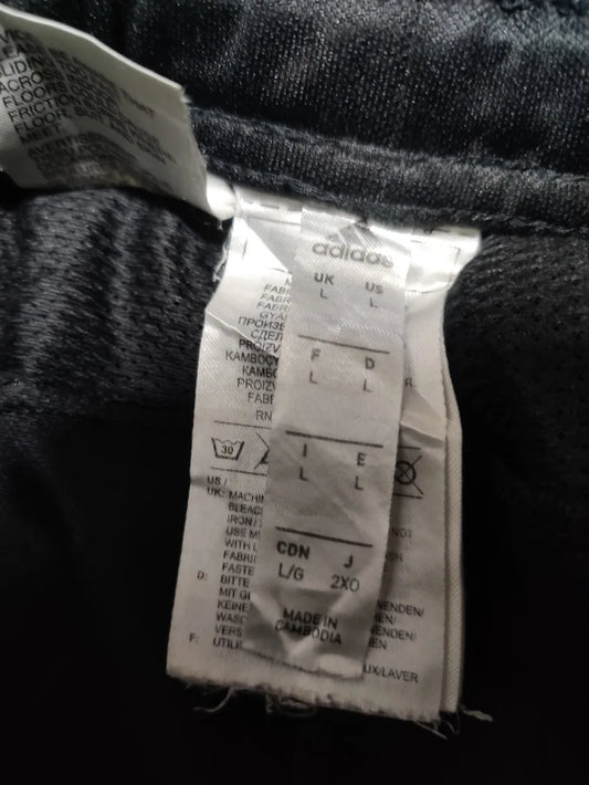 Adidas Men Polyester Black Sport Trouser L