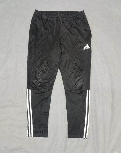 Adidas Men Polyester Black Sport Trouser L