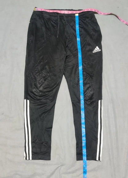 Adidas Men Polyester Black Sport Trouser L