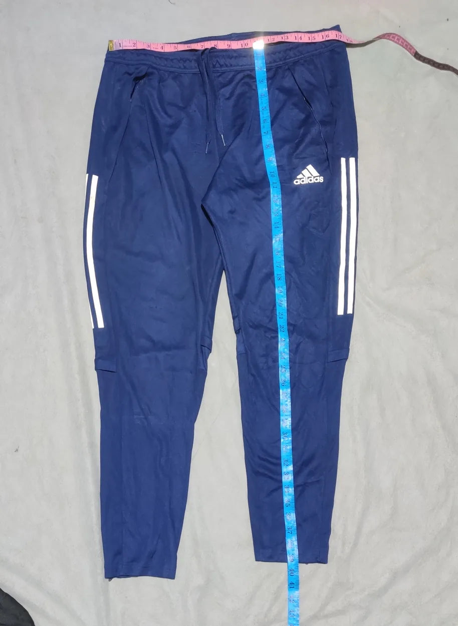 Adidas Men Polyester Navy Sport Trouser XL