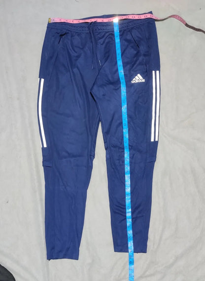 Adidas Men Polyester Navy Sport Trouser XL