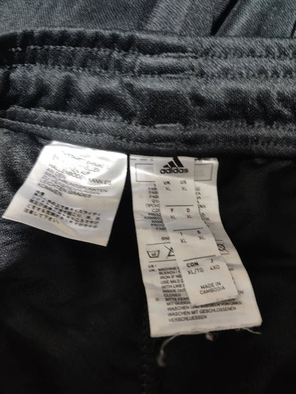 Adidas Men Polyester Navy Black Sport Trouser XL