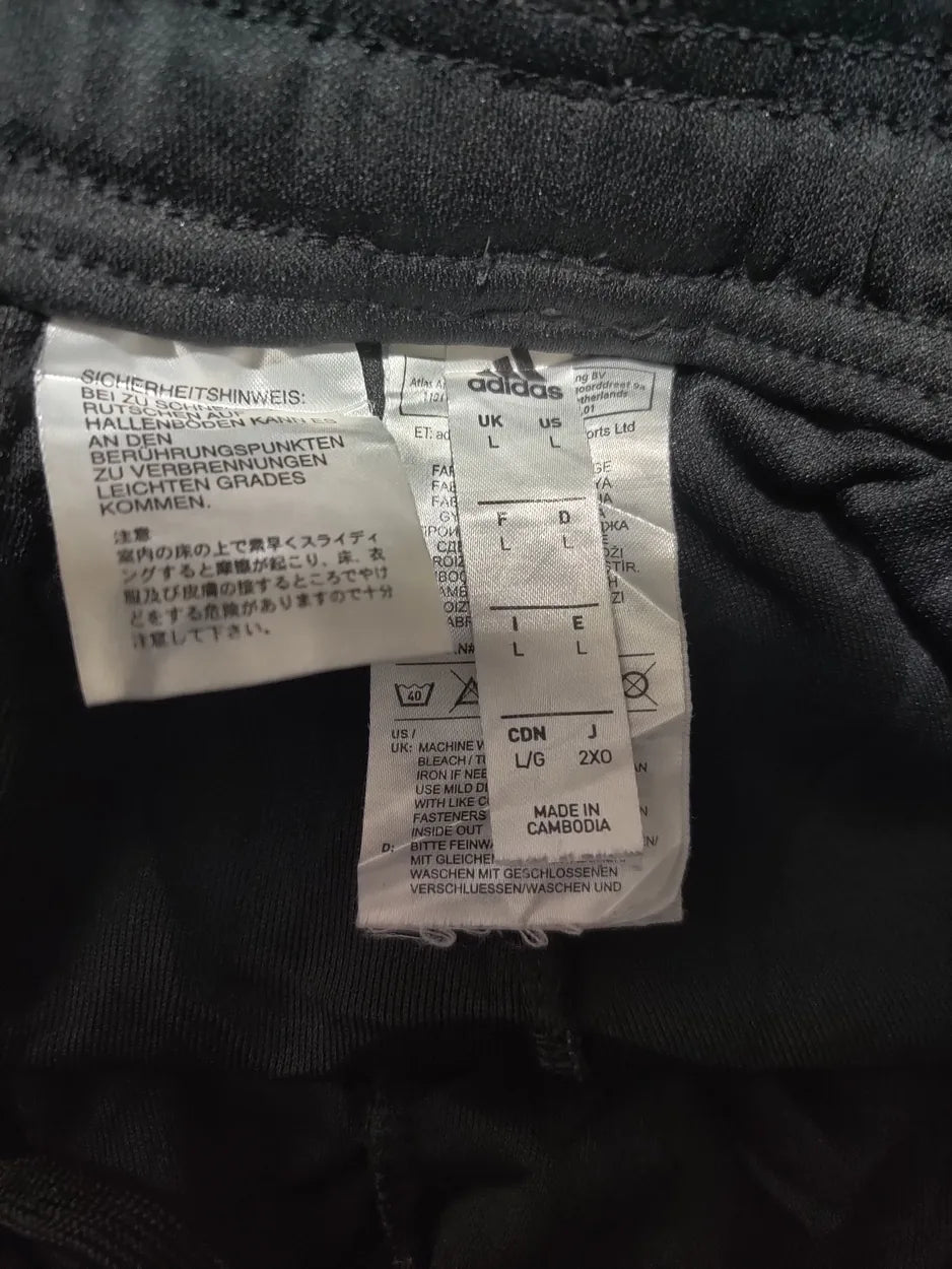 Adidas Men Polyester Navy Brown Sport Trouser L