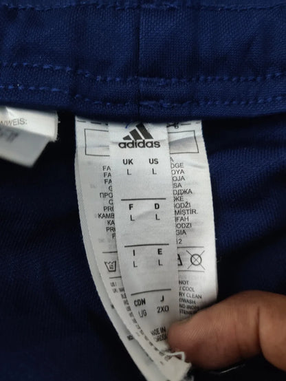 Adidas Men Polyester Navy Sport Trouser L