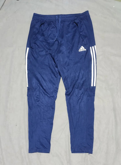 Adidas Men Polyester Navy Sport Trouser L
