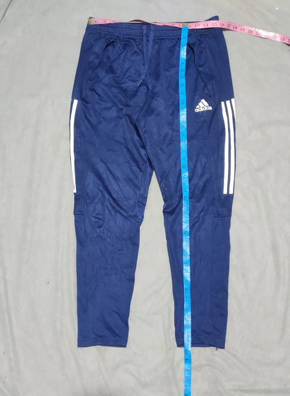 Adidas Men Polyester Navy Sport Trouser L