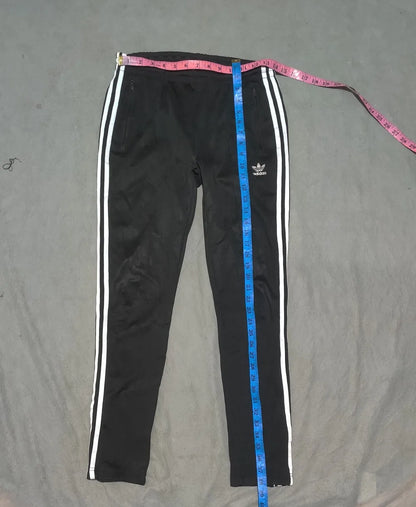 Adidas Men Polyester Black Sport Trouser M