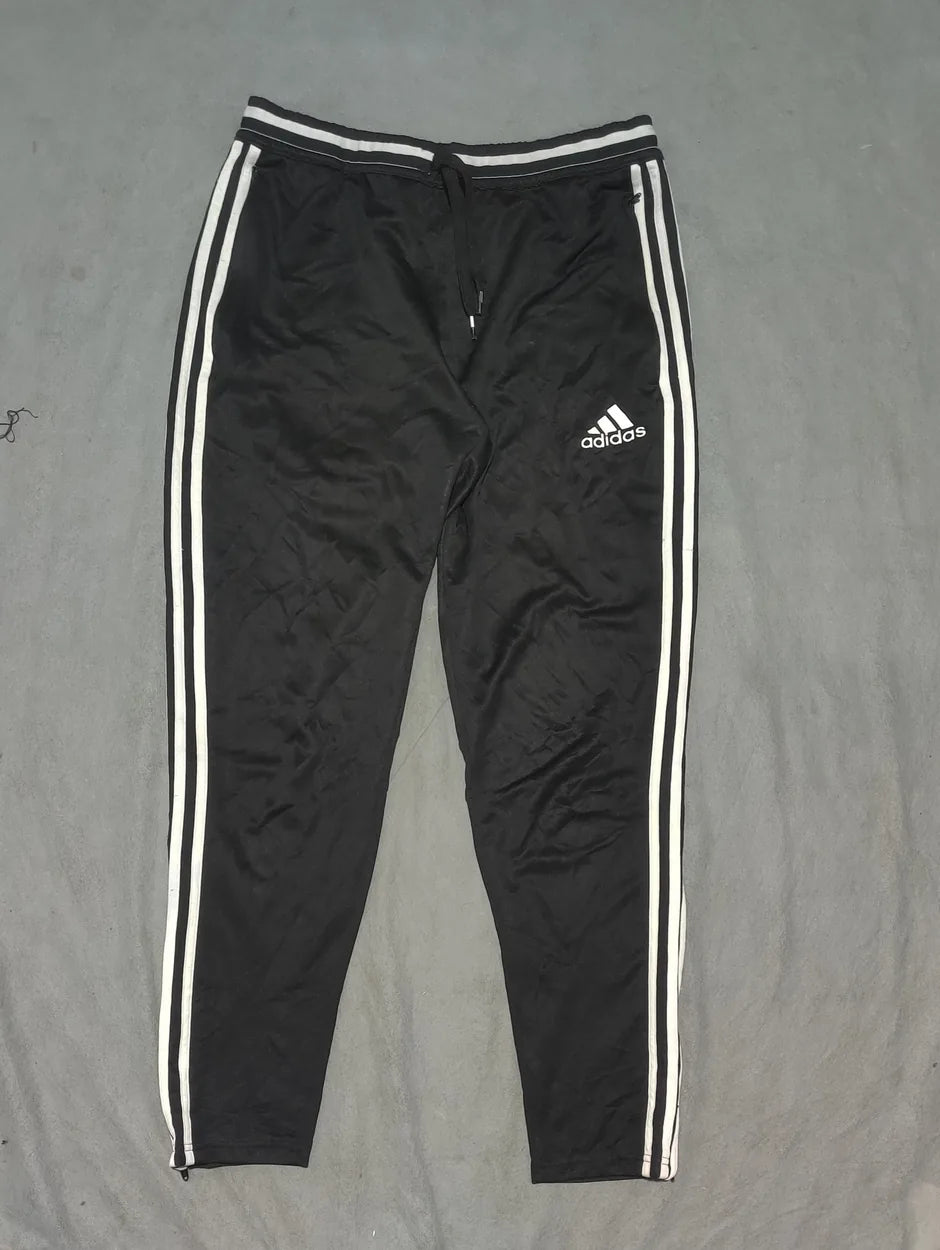 Adidas Men Polyester Black Sport Trouser M