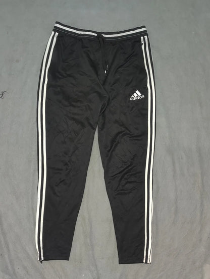 Adidas Men Polyester Black Sport Trouser M
