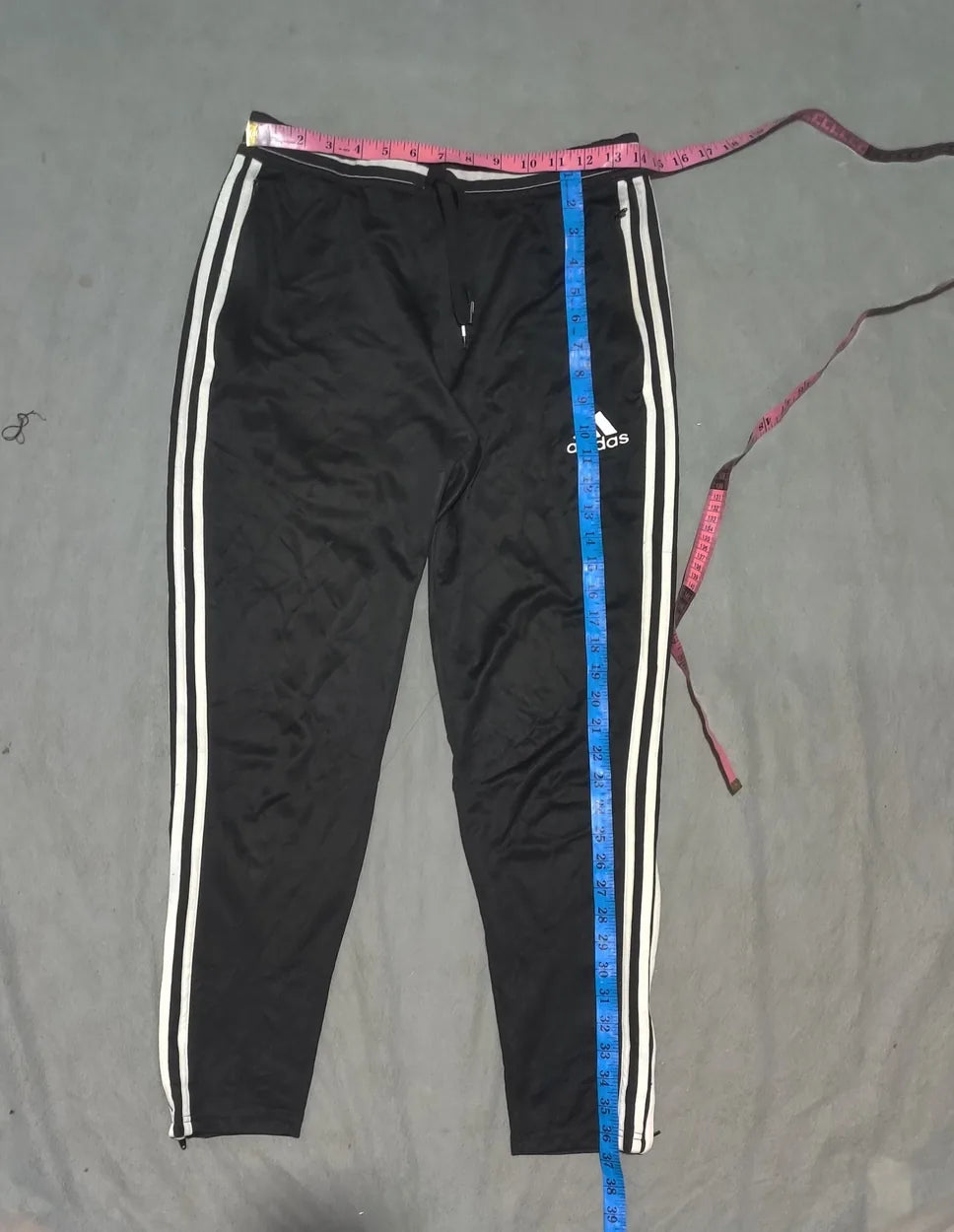 Adidas Men Polyester Black Sport Trouser M