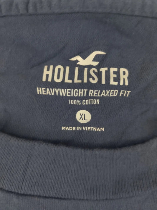 Hollister Men Cotton Gray Sweatshirt XL