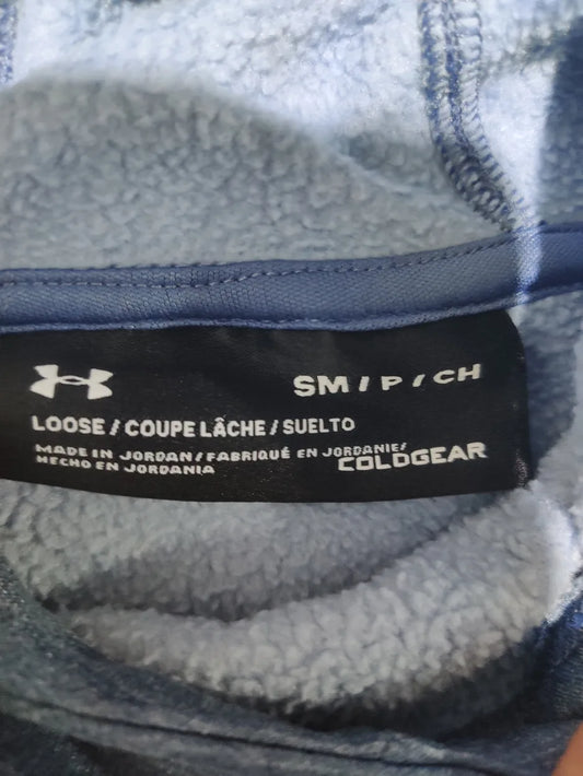Under Armour Men Cotton Gray Beige Hoodie S