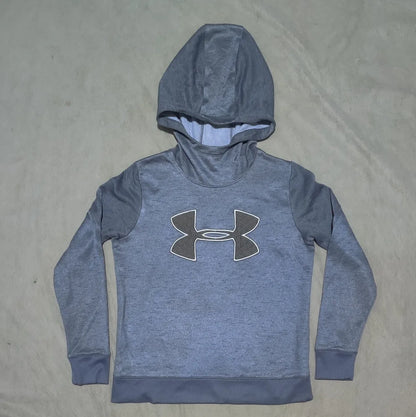 Under Armour Men Cotton Gray Beige Hoodie S