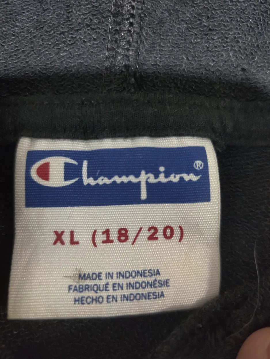 Champion Men Cotton Black Hoodie XL
