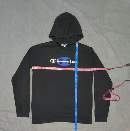 Champion Men Cotton Black Hoodie XL