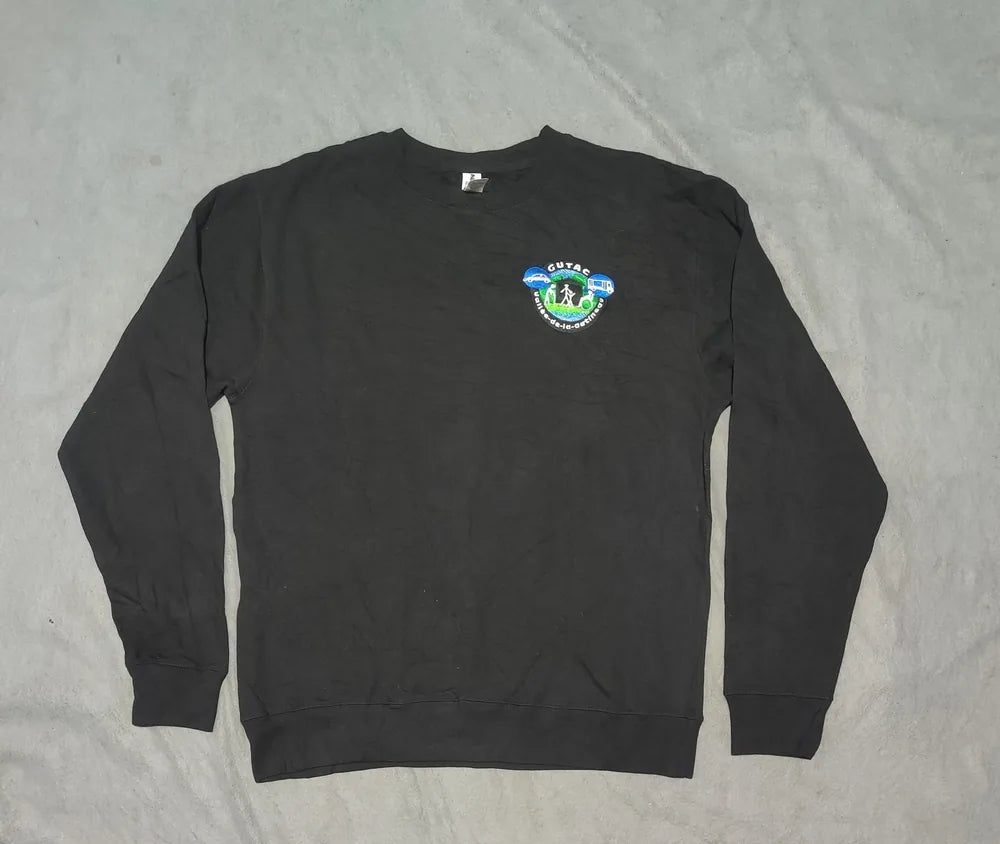 Independent Men Cotton Black Sweatshirt M