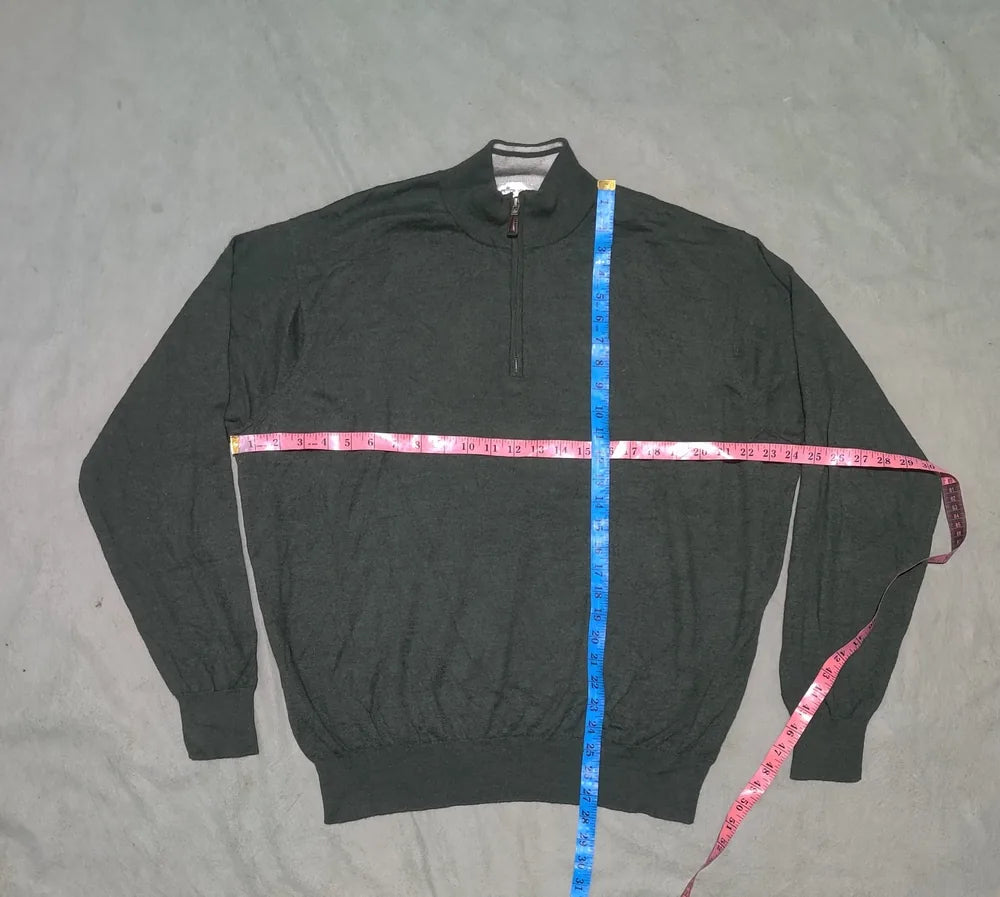 Peter Millar Men Merino Wool Navy Sweater 2XL