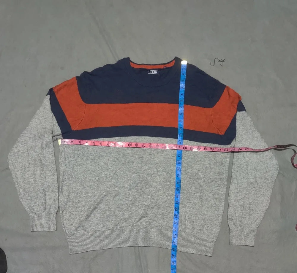 Izod Men Cotton Red Sweater XL
