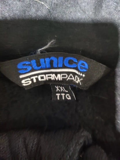 Sunice Men Polyester Navy Brown Zipper 2XL