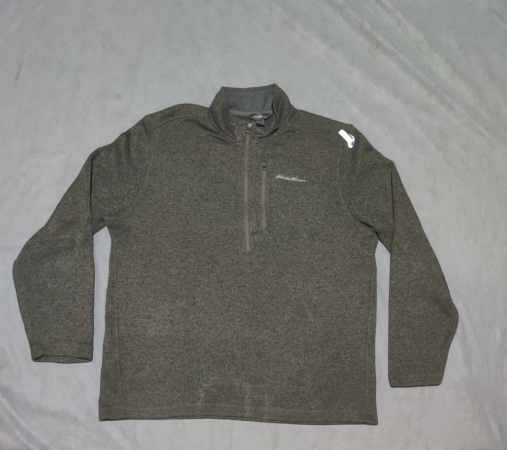 Eddie Bauer Men Shell Brown Sweatshirt XL