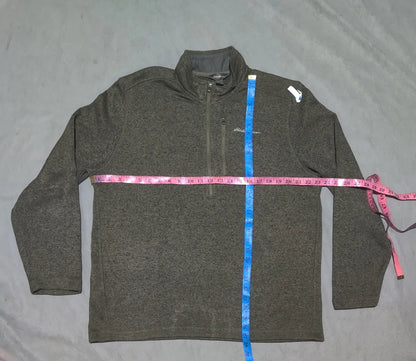 Eddie Bauer Men Shell Brown Sweatshirt XL
