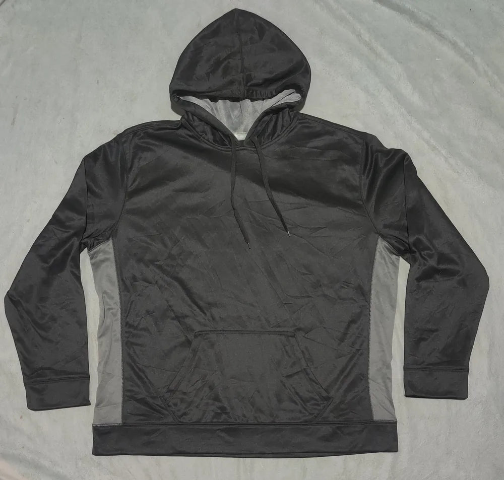 Sportek Men Polyester Navy Brown Hoodie XL