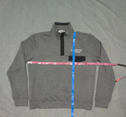 One Star Rewards Men Polyester Gray Beige Sweatshirt L