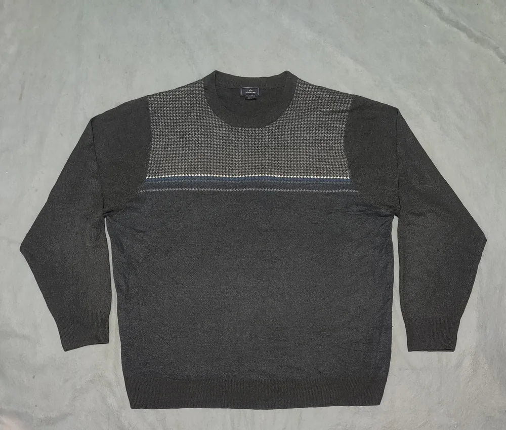 Dockers Men Acrylic Black Sweater 2XL