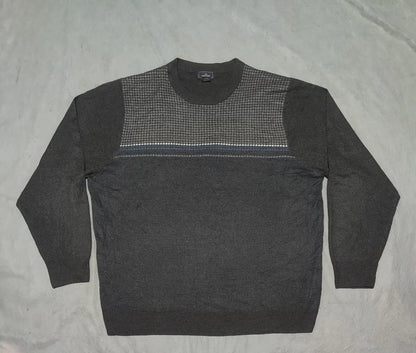 Dockers Men Acrylic Black Sweater 2XL