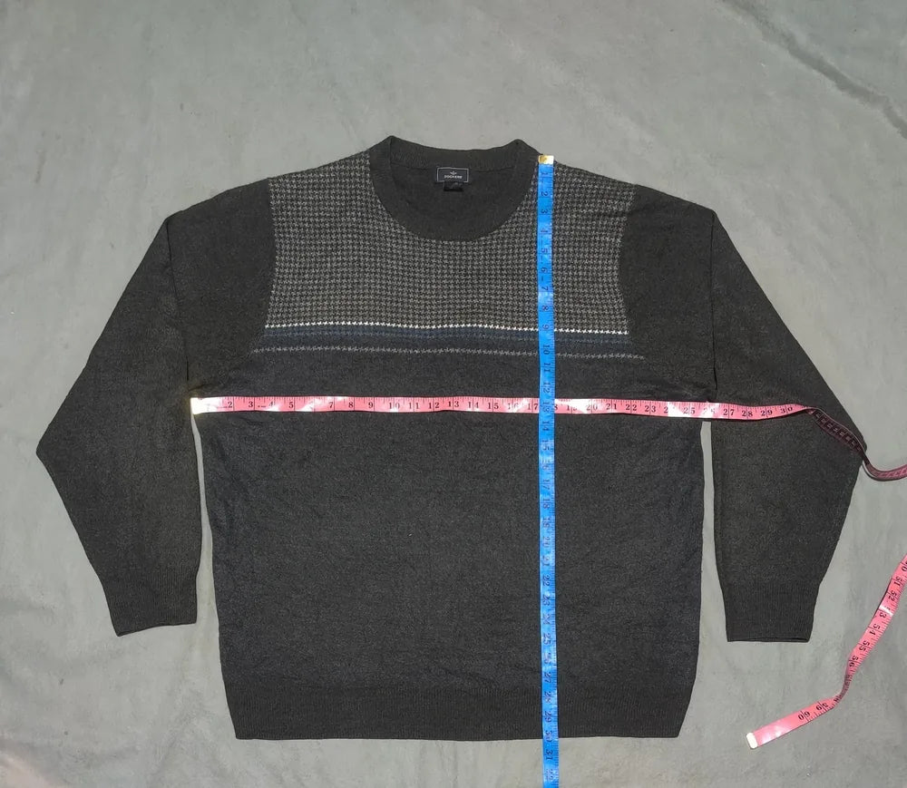 Dockers Men Acrylic Black Sweater 2XL