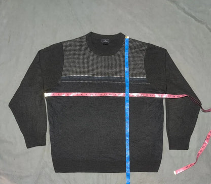 Dockers Men Acrylic Black Sweater 2XL