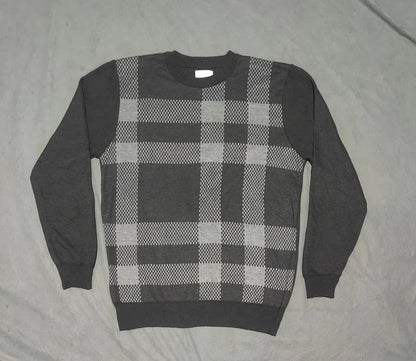 Day & Age Men Acrylic Black Gray Sweater L