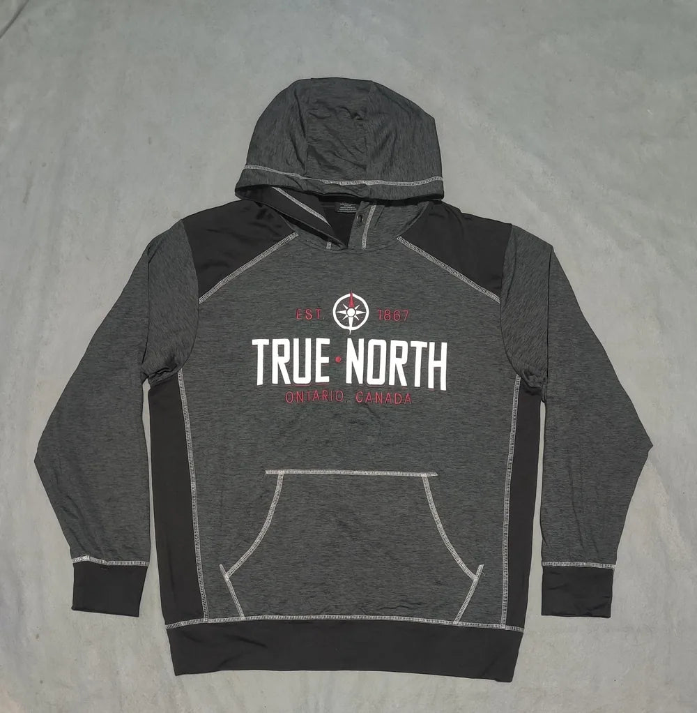 True North Men Polyester Brown Hoodie M