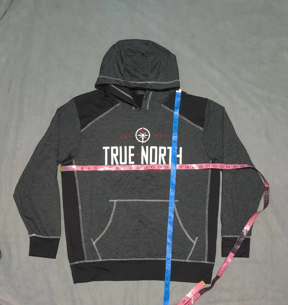 True North Men Polyester Brown Hoodie M
