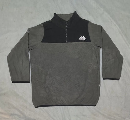 Northern Trek Men Polyester Black Gray Sweatshirt XL