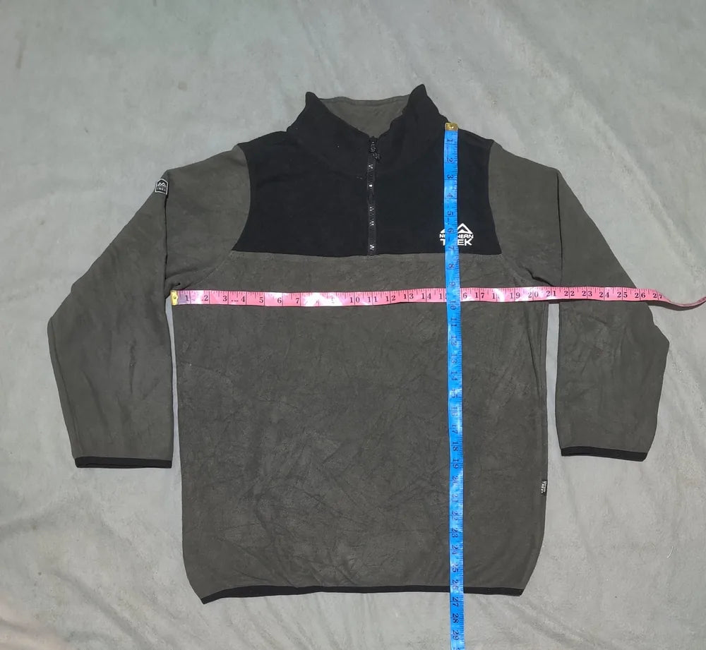 Northern Trek Men Polyester Black Gray Sweatshirt XL