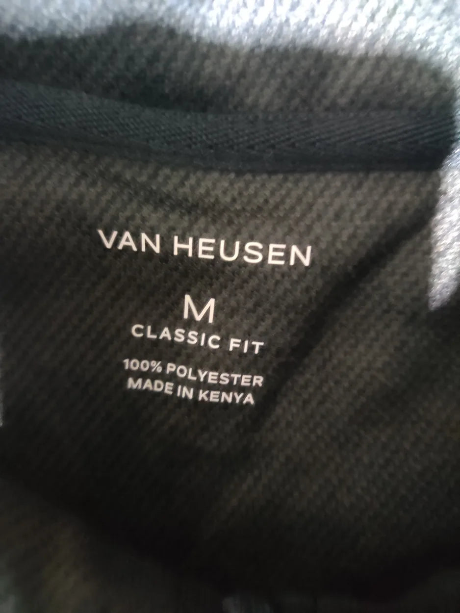 Van Heusen Men Polyester Gray Sweatshirt M