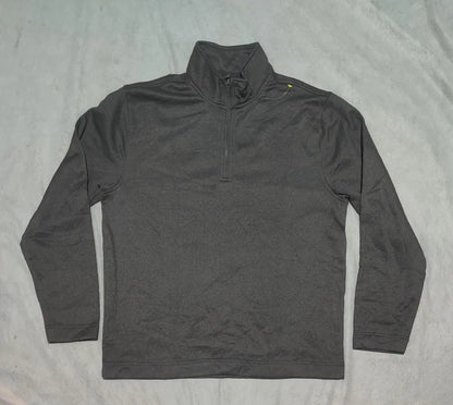 Van Heusen Men Polyester Gray Sweatshirt M
