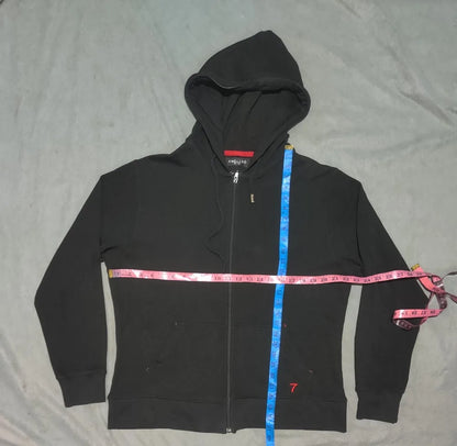 Anglero Men Cotton Black Zipper XL