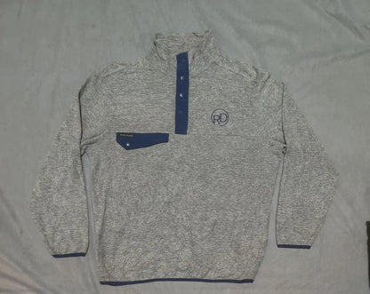DRI Duck Men Shell Gray Navy Sweatshirt M