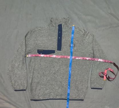 DRI Duck Men Shell Gray Navy Sweatshirt M